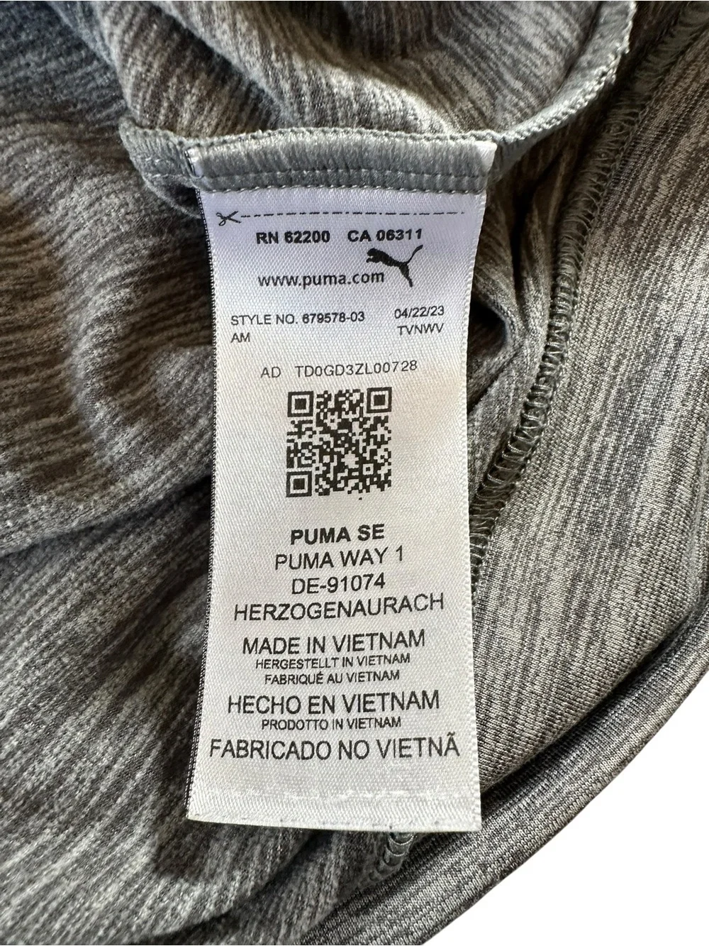 Puma Men’s Gray Crewneck Sweatshirt XL
